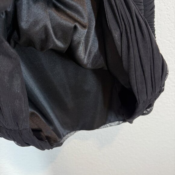 Sue Wong Cocktail Dress 6 Black Gold Beaded Formal Y2K. - Picture 10 of 15